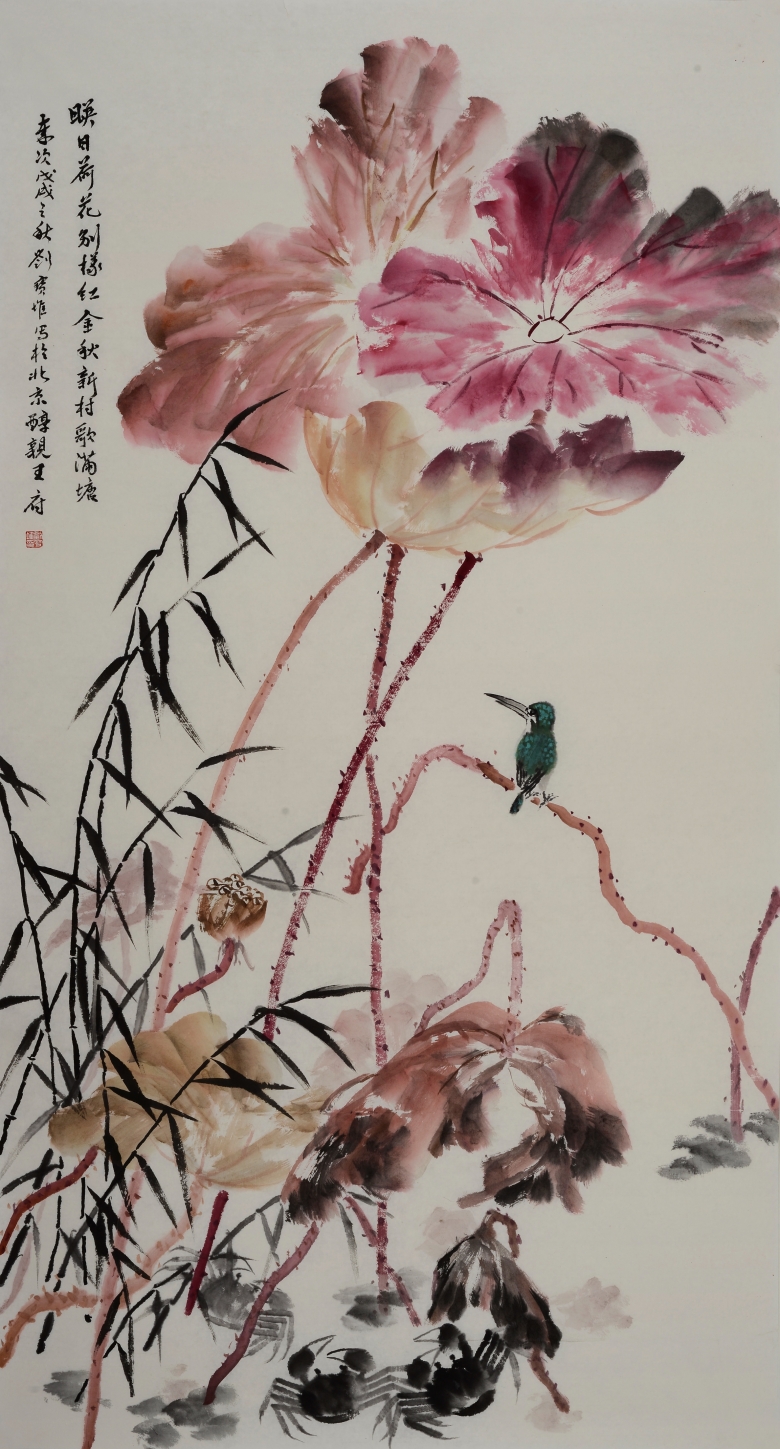 刘宝堆:为什么用红色画荷叶更受欢迎
